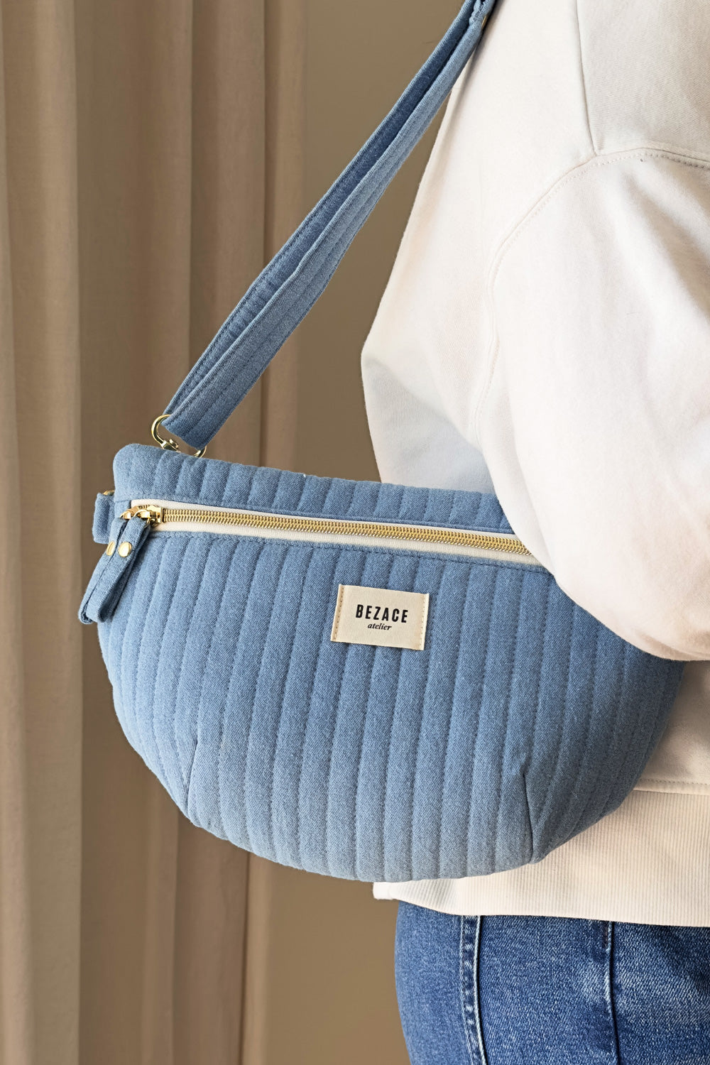 The Half-Moon Bag - Denim