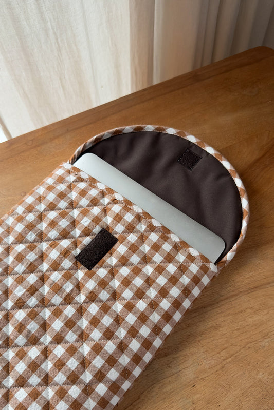 The Laptop Sleeve - Gingham